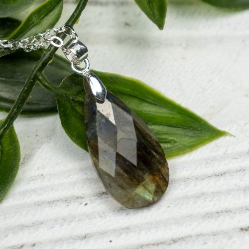 Facetted Labradorite Necklace #1