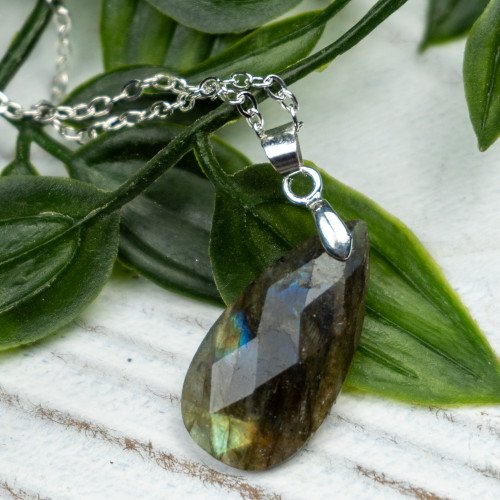 Facetted Labradorite Necklace #1