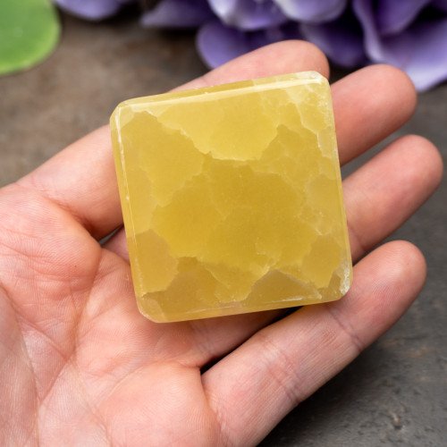 Lemon Calcite Square #1