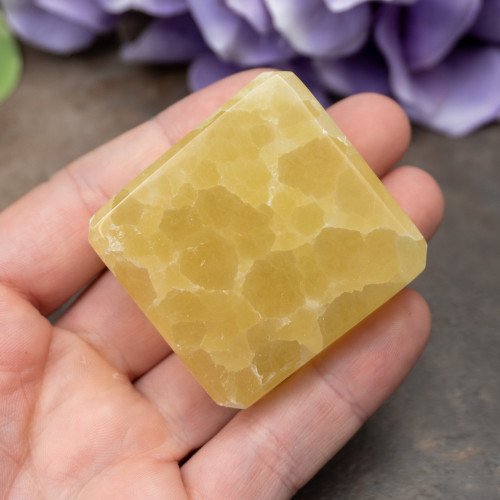 Lemon Calcite Square #1