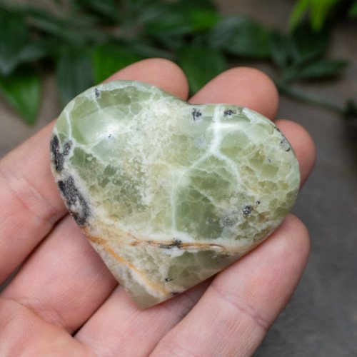 Kiwi Calcite Heart #3