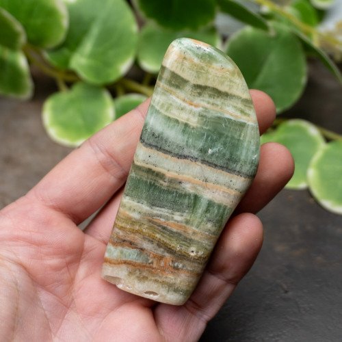 Kiwi Calcite Freeform #1