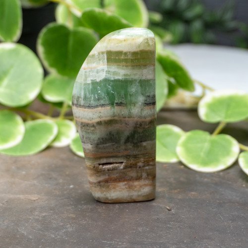 Kiwi Calcite Freeform #1