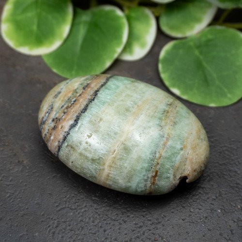Kiwi Calcite Palmstone #4