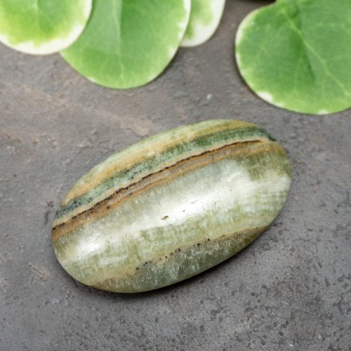Kiwi Calcite Palmstone #2