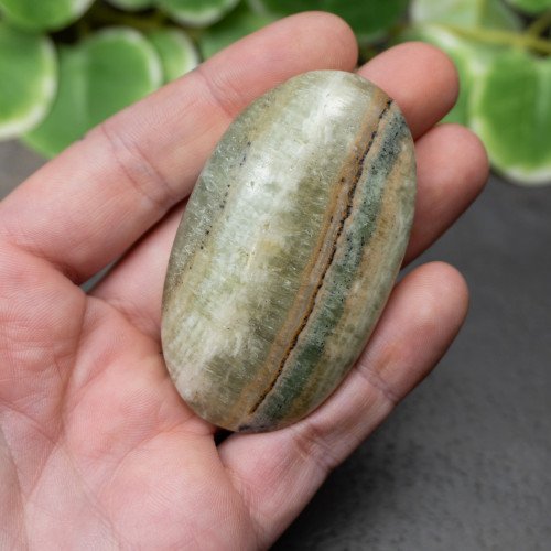 Kiwi Calcite Palmstone #2