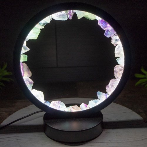 Rainbow Fluorite Portal Lamp