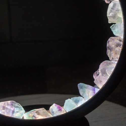 Rainbow Fluorite Portal Lamp