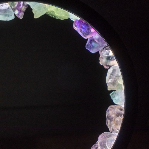 Rainbow Fluorite Portal Lamp