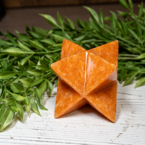 Orange Calcite Merkaba