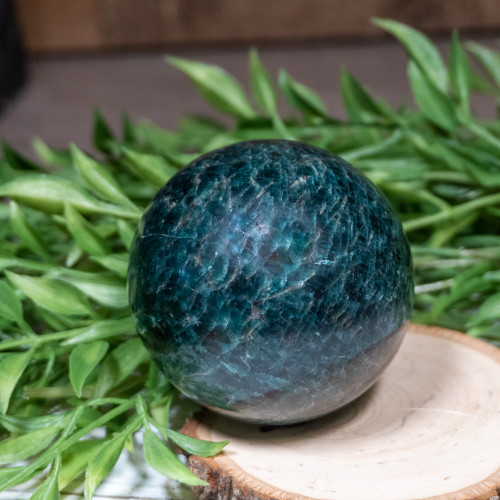 Small Green Apatite Sphere