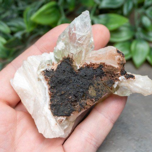 Green Apophyllite with Stilbite and Scolocite #6