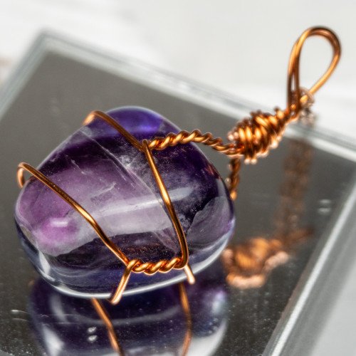 Rainbow Fluorite Wire Wrap #1