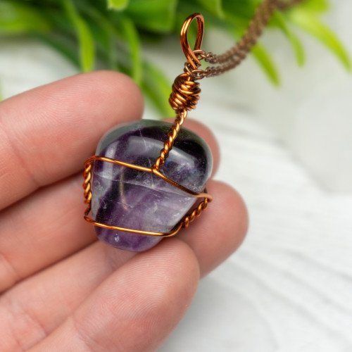 Rainbow Fluorite Wire Wrap #1