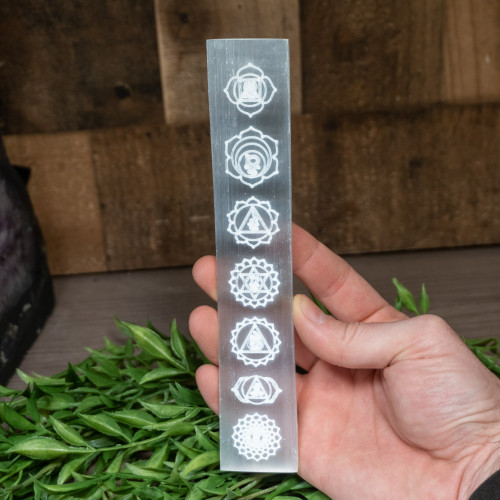 Selenite Chakra Strip