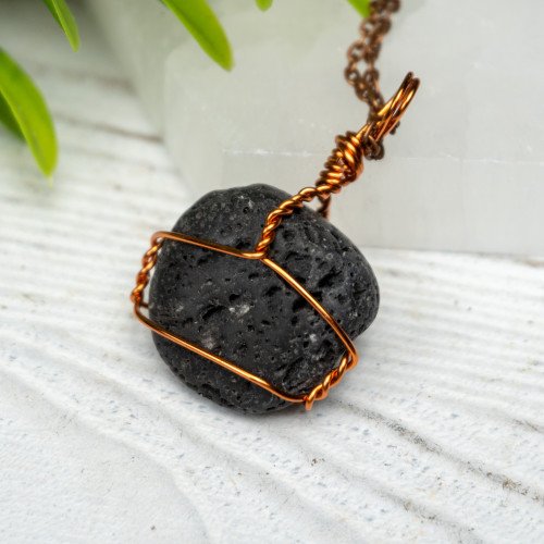 Lava Rock Wire Wrap #2