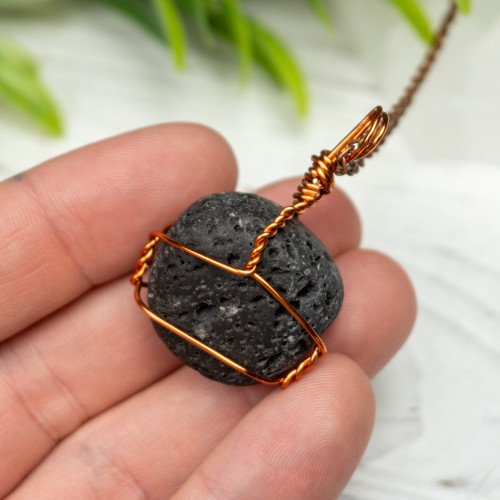 Lava Rock Wire Wrap #2