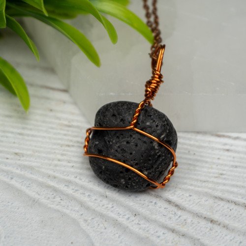 Lava Rock Wire Wrap #2