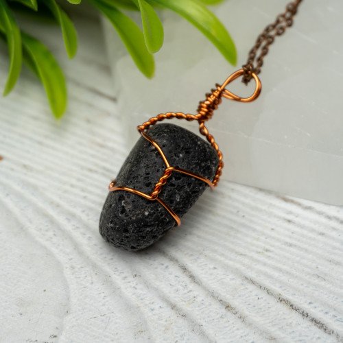 Lava Rock Wire Wrap #1