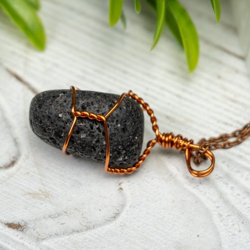 Lava Rock Wire Wrap #1