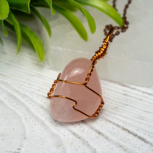 Rose Quartz Wire Wrap #3