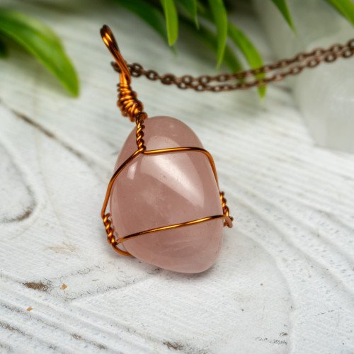 Rose Quartz Wire Wrap #3