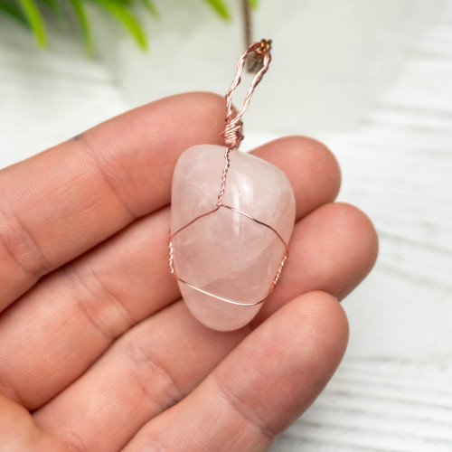 Rose Quartz Wire Wrap #2