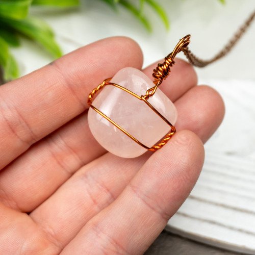 Rose Quartz Wire Wrap #1