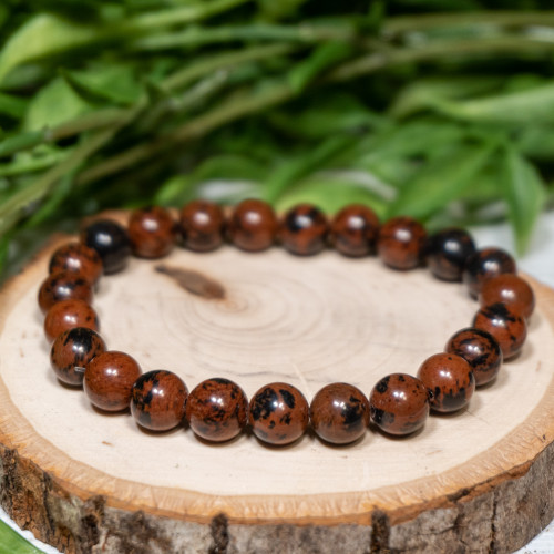 Mahogany Obsidian Bracelet (8mm)