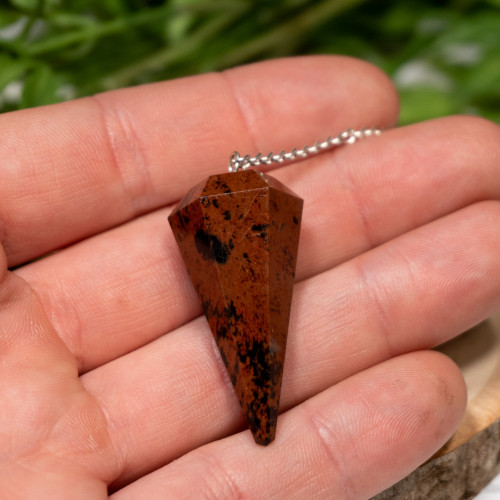 Mahogany Obsidian Pendulum