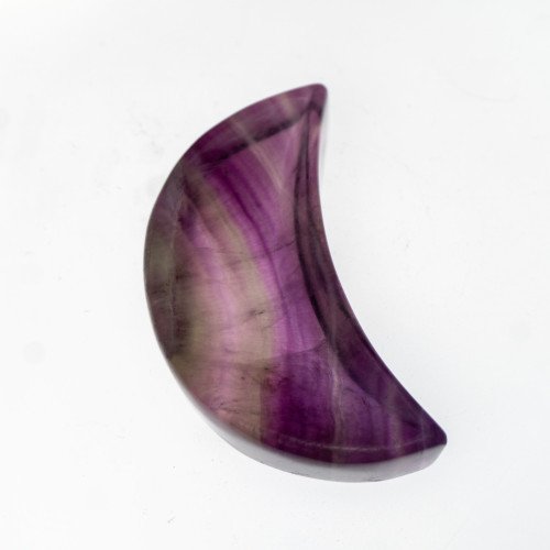 Rainbow Florite Crescent Moon Bowl #1