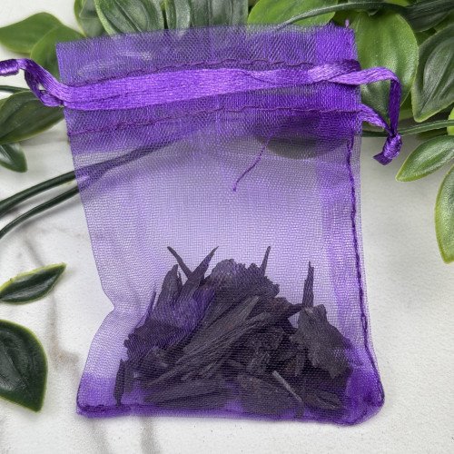 Black Kyanite Chip Satchel