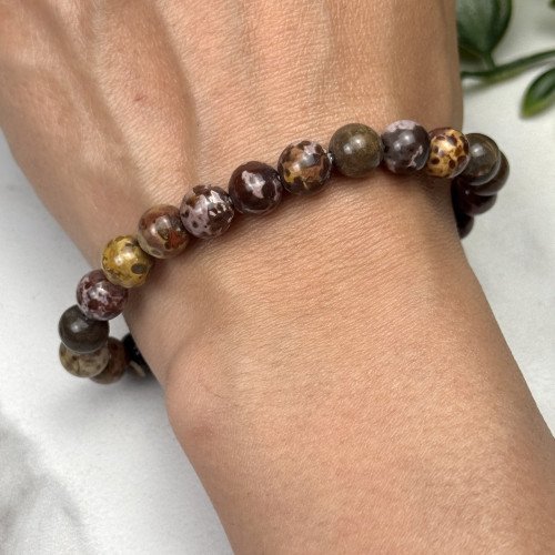 Ocean Jasper Bracelet 8mm