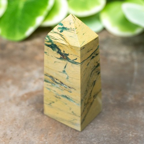 Epidote in Serpentine Tower #4