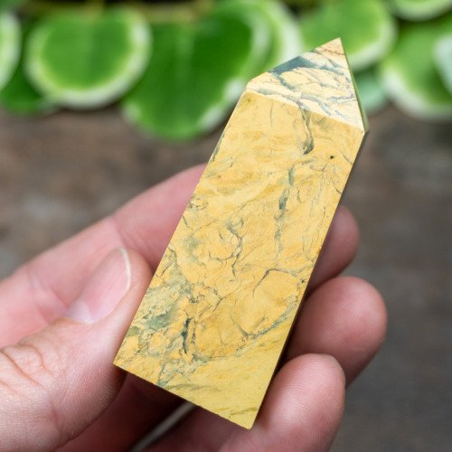 Epidote in Serpentine Tower #1