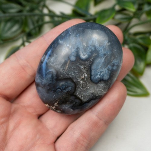 Blue Pacific Agate Palmstone #10