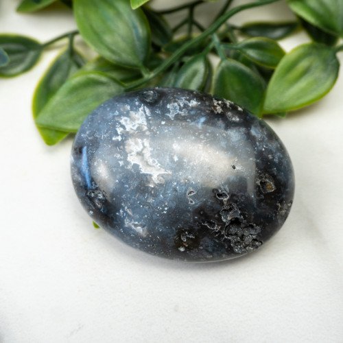 Blue Pacific Agate Palmstone #9