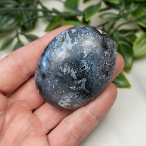 Blue Pacific Agate Palmstone #8