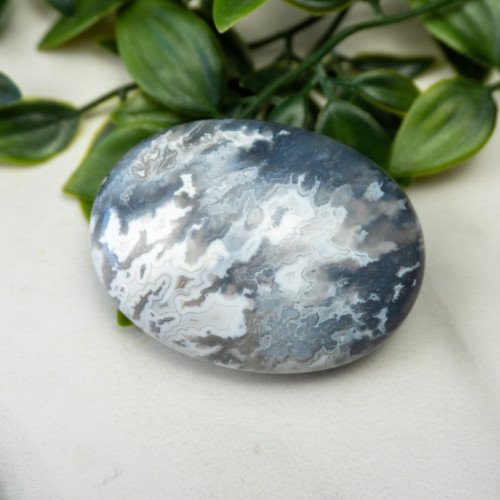 Blue Pacific Agate Palmstone #7
