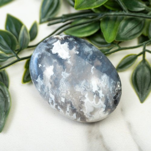 Blue Pacific Agate Palmstone #7