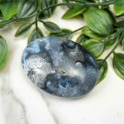 Blue Pacific Agate Palmstone #6