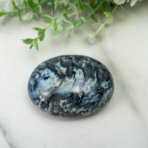 Blue Pacific Agate Palmstone #5