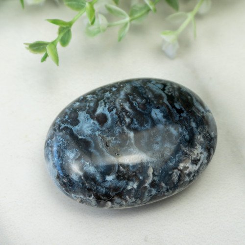 Blue Pacific Agate Palmstone #5