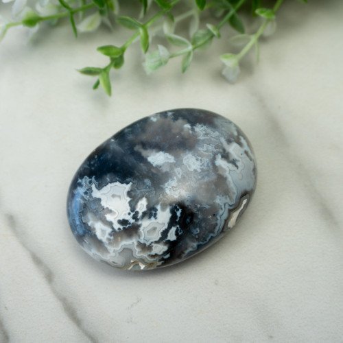 Blue Pacific Agate Palmstone #3
