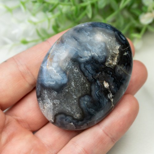 Blue Pacific Agate Palmstone #2