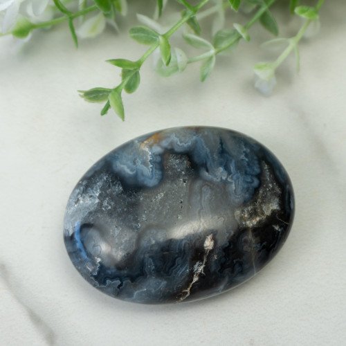Blue Pacific Agate Palmstone #2