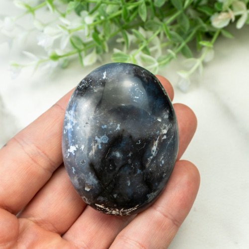 Blue Pacific Agate Palmstone #1