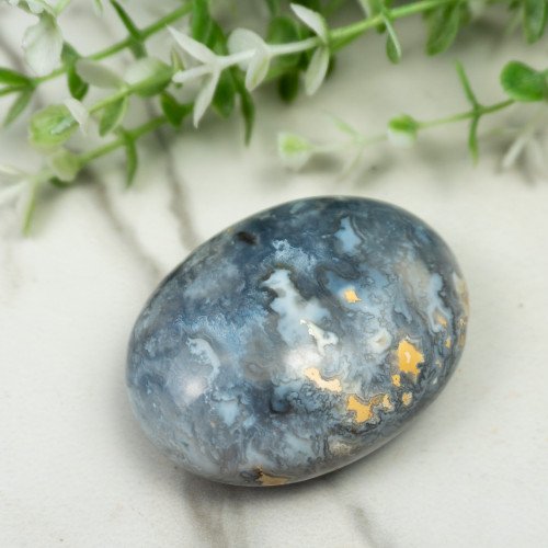 Blue Pacific Agate Palmstone #15