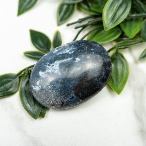 Blue Pacific Agate Palmstone #14