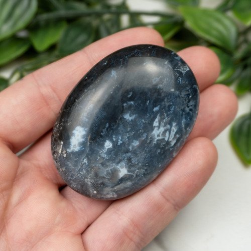 Blue Pacific Agate Palmstone #14